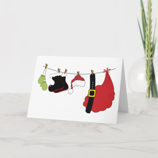 Carte Vêtements Santas (Devant)