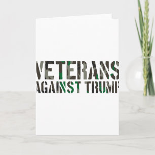 Carte Vétérans contre Trump Anti-trump Vétérans contre