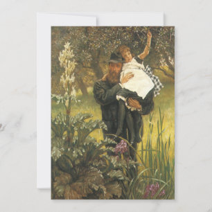 Carte Veuf par Tissot, Portrait artistique victorien vin