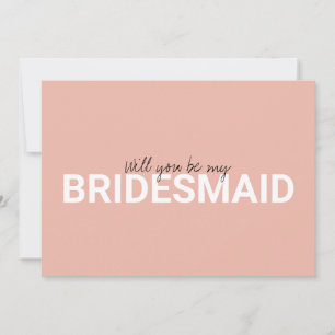 Carte Veux-tu être ma proposition de servante d'honneur 