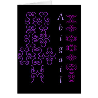 Carte VI du Concepteur Abigail