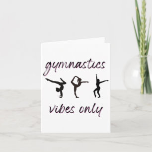 Carte Vibes de gymnastique Seulement Tumbling Dancing At