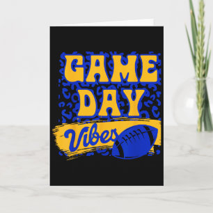 Carte Vibes de jour de match Saison de football Football