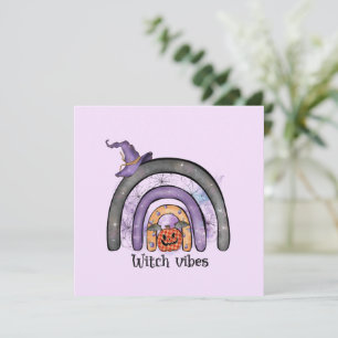 Carte Vibes de sorcières - Arc-en-ciel noir, Casquette d