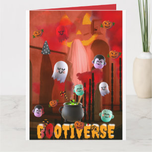 Carte Vibes éffrayantes Mikitiez halloween 3D multivers