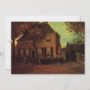 Carte Vicarage à Nuenen par Vincent van Gogh
