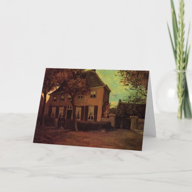 Carte Vicarage à Nuenen par Vincent van Gogh (Devant)