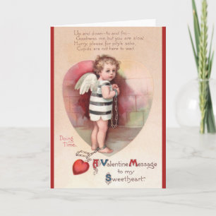 Carte Victorian Shackled Cupid Valentine's Day
