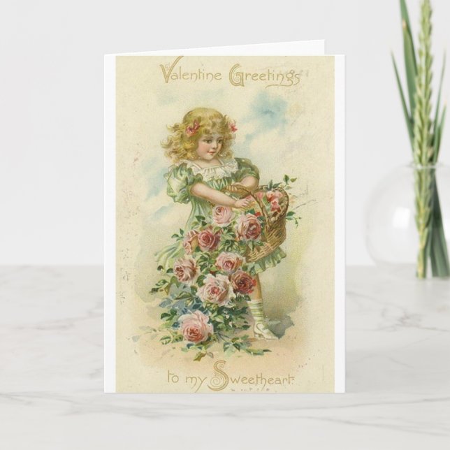 Carte Victorian Sweetheart Valentine's Day (Devant)
