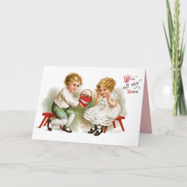 Carte Victorian Valentine's Day (Devant)