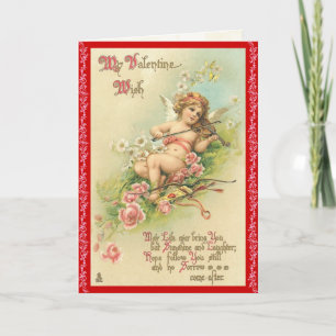 Carte Victorian Valentine's Day