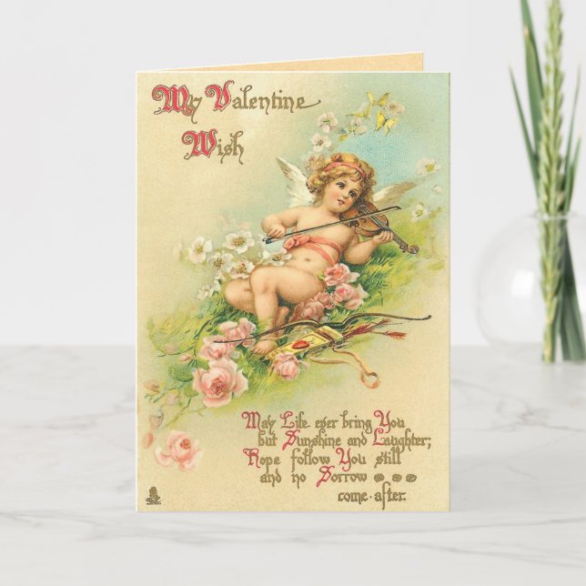 Carte Victorian Valentine's Day (Devant)