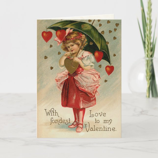 Carte Victorian Valentine's Day (Devant)