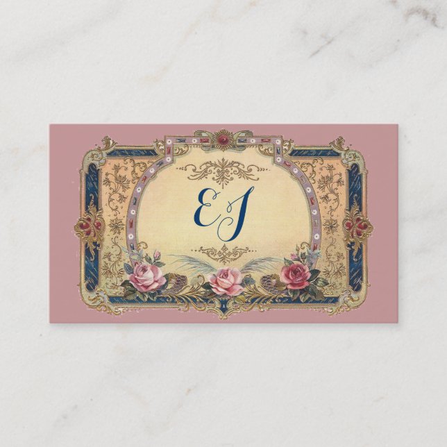 Carte victorienne succulente de magasin antique (Devant)