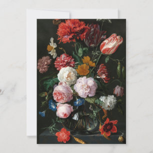 Carte Vie morte avec fleurs Jan Davidsz de Heem