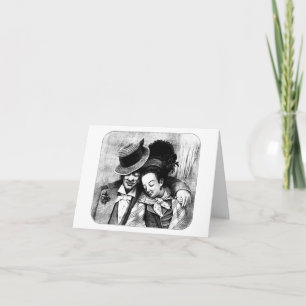 Carte Vieille Ensemble Couple Amour Romance art