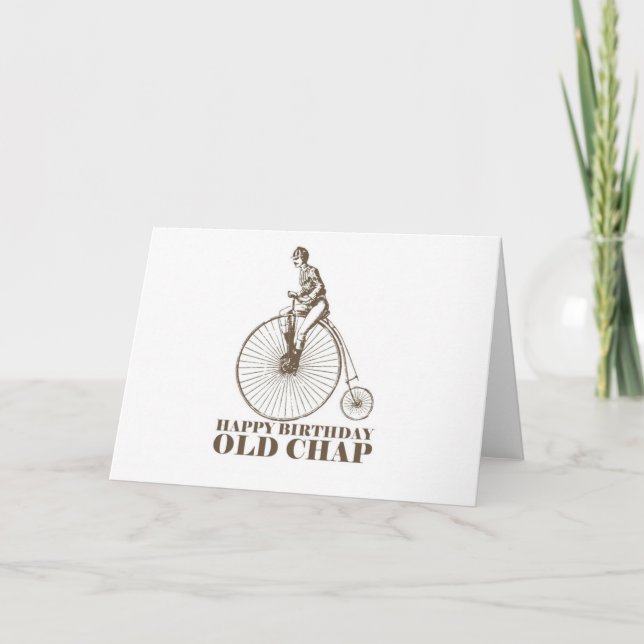 Carte Vieille gerçure de joyeux anniversaire (Devant)