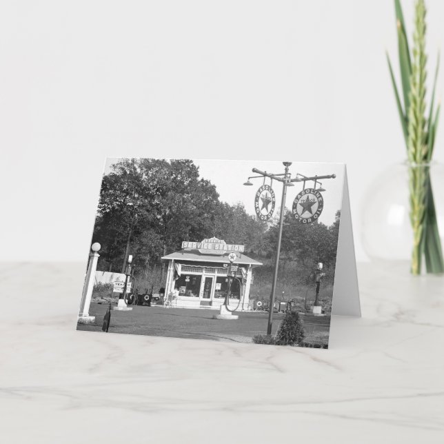 Carte Vieille station service, 1925 (Devant)