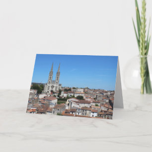 Carte Vieille ville Niort Skyline, France