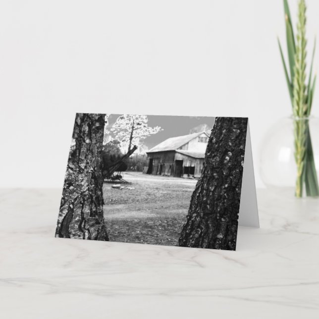 Carte Vielle grange Rural Granges Pays noir et blanc Pho (Devant)