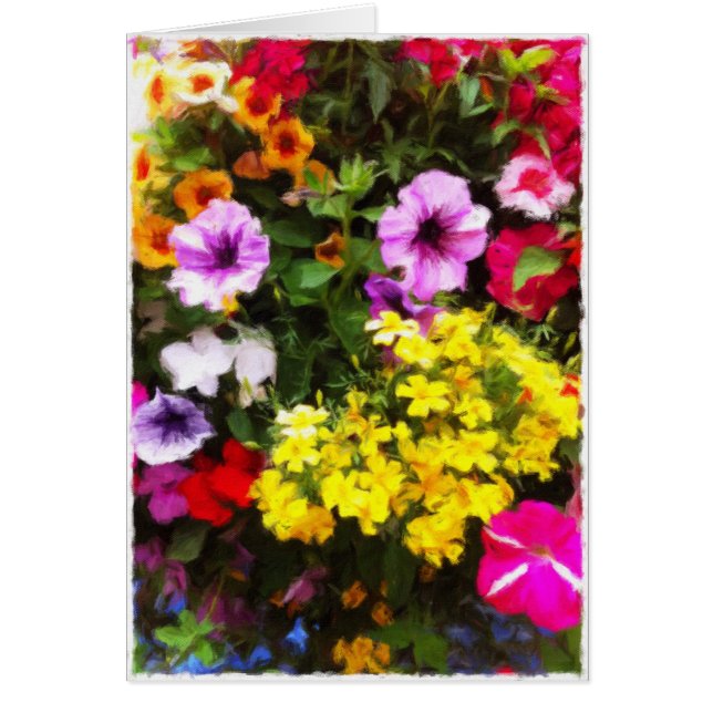 Carte vierge accrochante de panier (Devant)