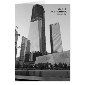 Carte vierge commémorative BW8 de 911 NYC