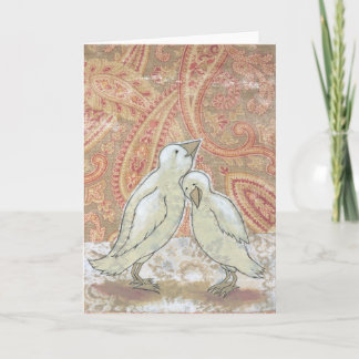 Carte vierge couple parfait fiançailles mariage ar