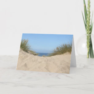 Carte vierge de ciel et de sable