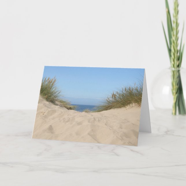 Carte vierge de ciel et de sable (Devant)