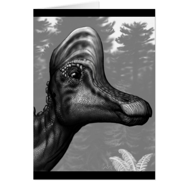 Carte vierge de Corythosaurus (Devant)