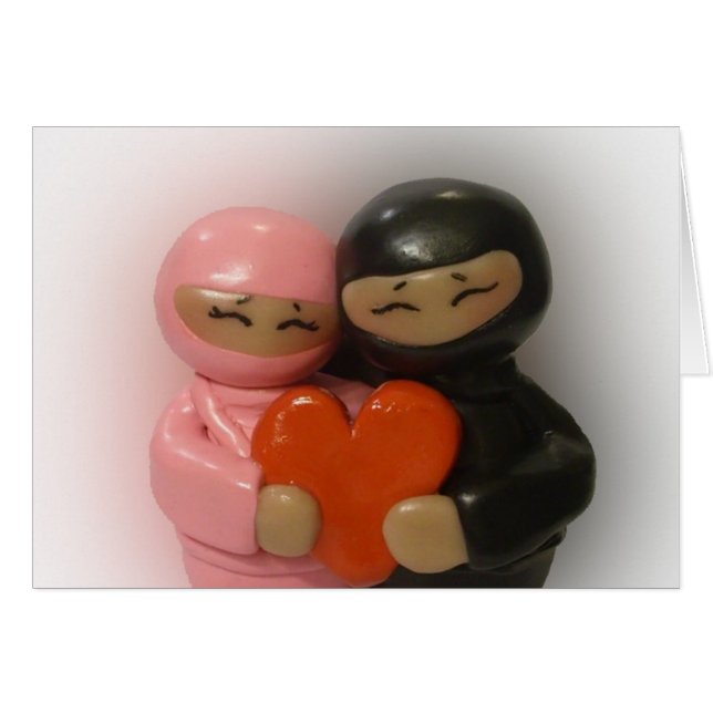 Carte vierge de couples de Ninja (Devant horizontal)