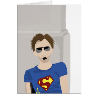 Carte vierge de David Tennant