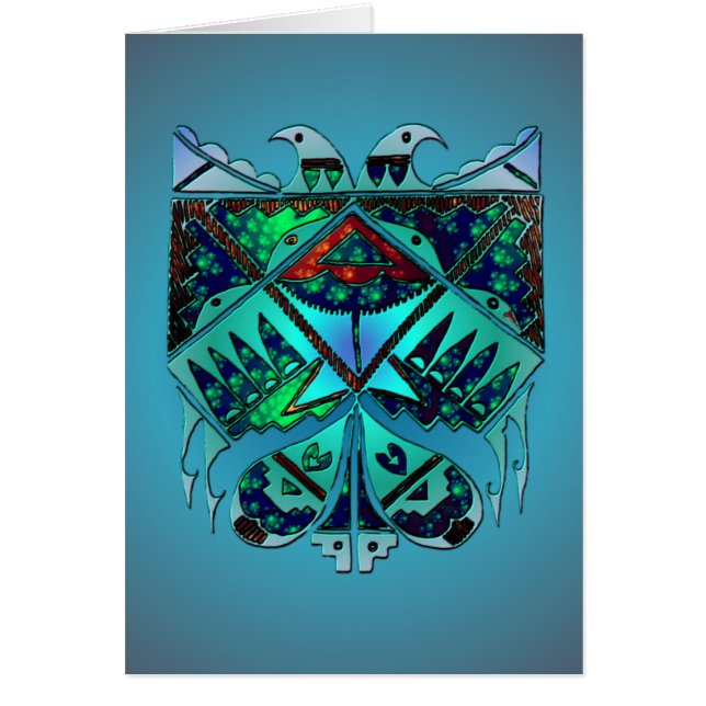 Carte vierge de deux Eagles (Devant)