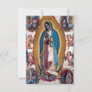 Carte Vierge de Guadalupe (c 1700)