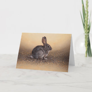 Carte vierge de lapin par Andrew Denman