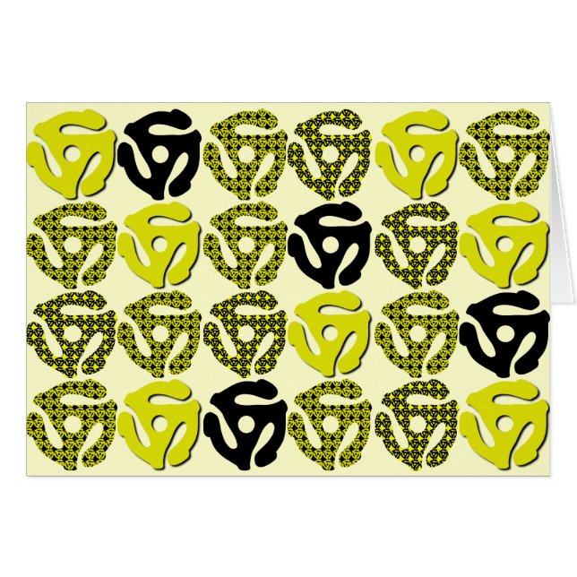 Carte vierge de l'insertion 45 record (Devant Horizontal)