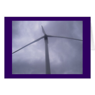 Carte vierge de moulin à vent