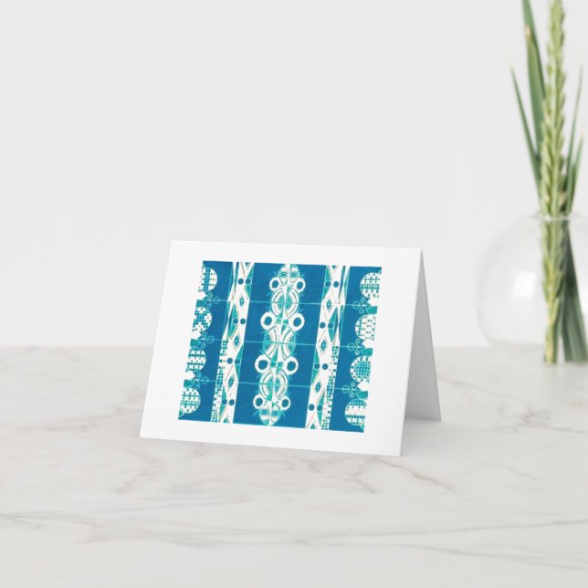 Carte vierge de note (art déco/couverture de Natif (Devant)
