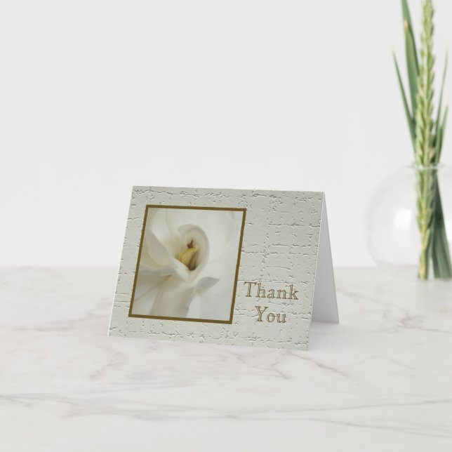 Carte vierge de note de Merci de sympathie - (Devant)