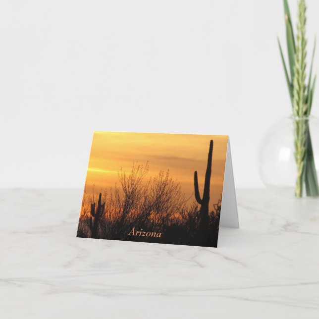 Carte vierge de note--L'Arizona Sunset-3 (Devant)