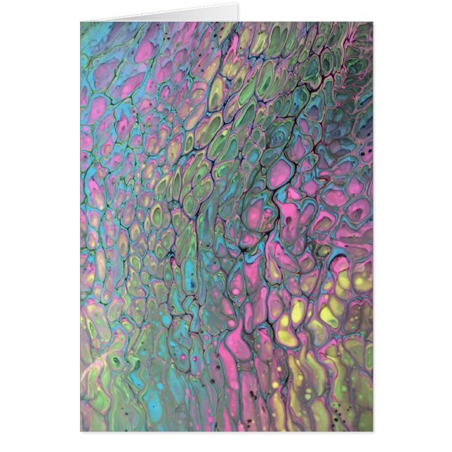 Carte vierge de paon (Devant)