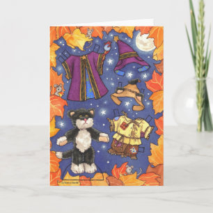 Carte vierge de paperdoll de Halloween