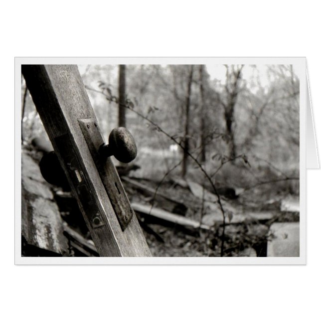 Carte vierge de poignée de porte (Devant horizontal)