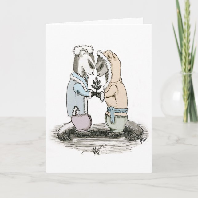 Carte vierge de poursuite de furets (Devant)