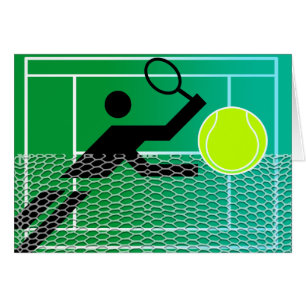 Carte vierge de tennis