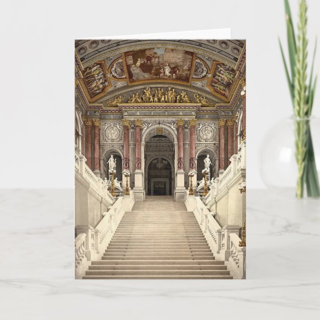 Carte vierge de théatre de l'opéra de Vienne (Devant)
