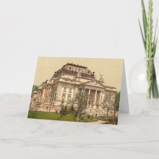 Carte vierge de théatre de l'opéra de Wiesbaden