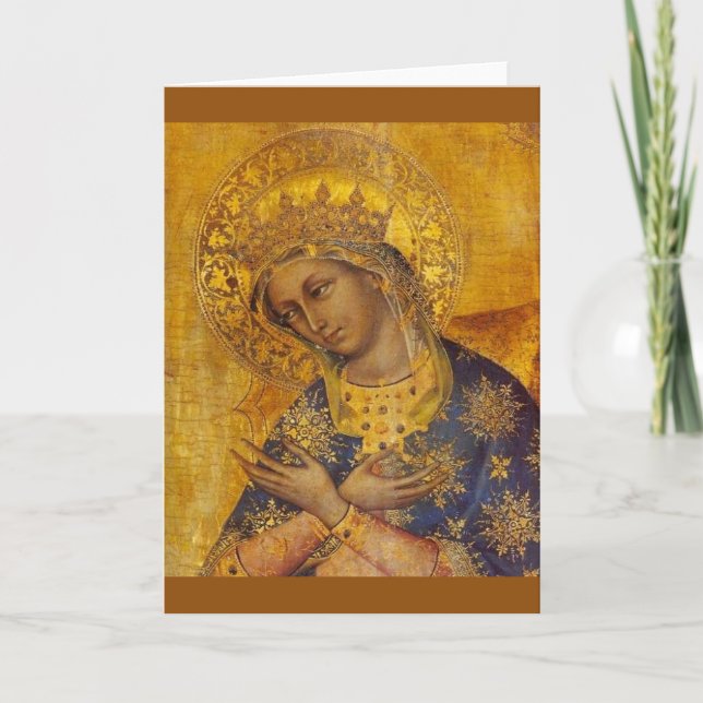 Carte vierge de Vierge Marie (Devant)