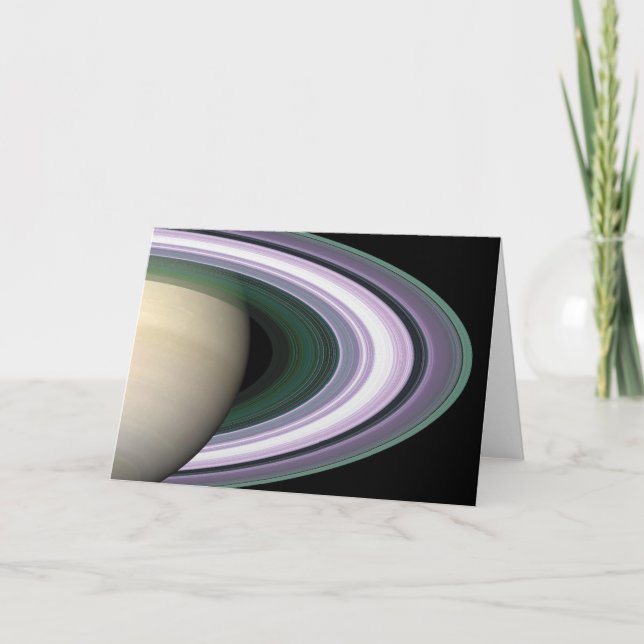 Carte vierge des anneaux de Saturn de photo de (Devant)