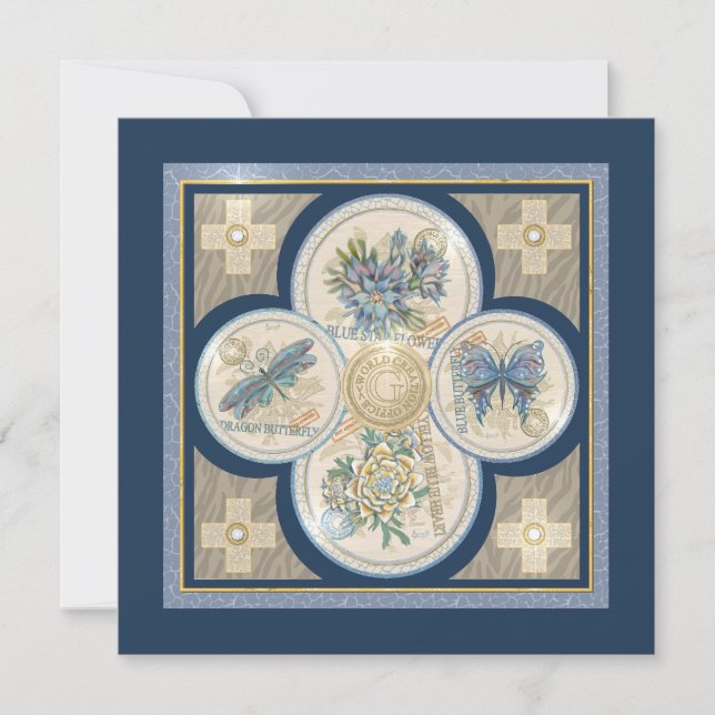 Carte vierge du bureau de G Creation (Devant)